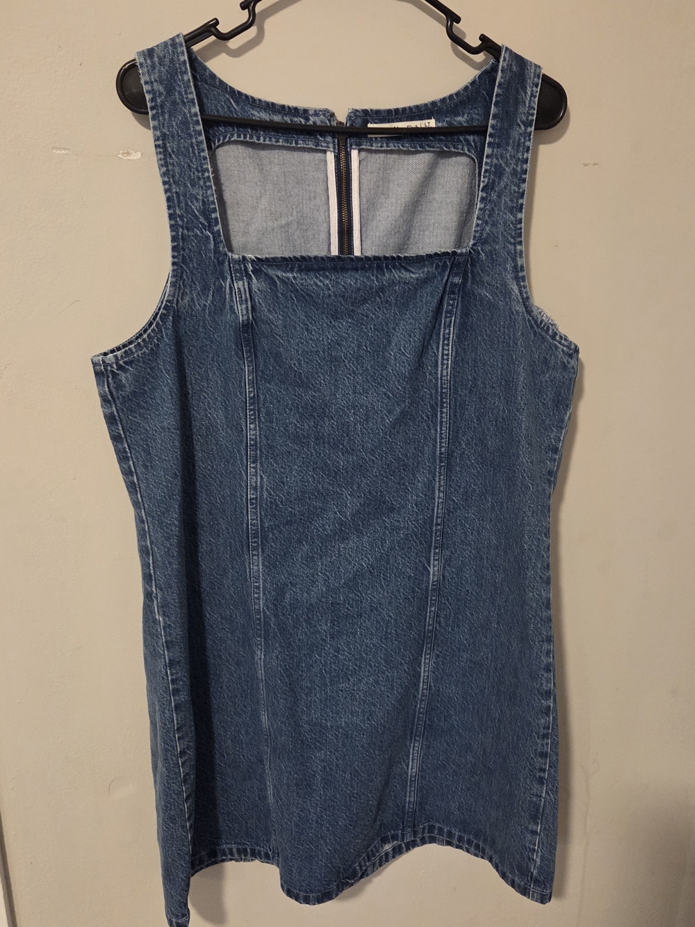 Abercrombie & Fitch Medium Blue Denim Pinafore Jumper Dress